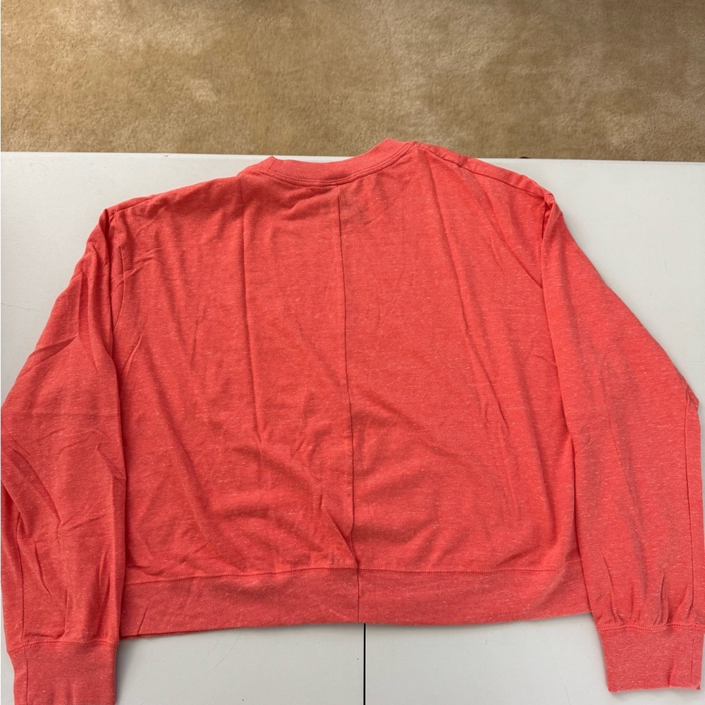 Nike Orange Crewneck Sweater with Iconic Swoosh - Picture 2 of 3